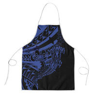 Blue Marquesas Islands Apron Marquesan Matatiki Hammerhead Shark Patutiki - Polynesian Pride