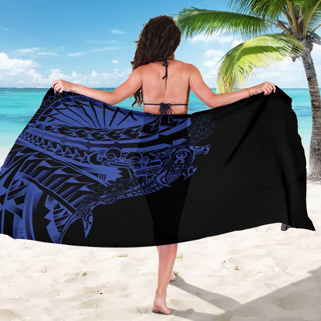 Blue Marquesas Islands Sarong Marquesan Matatiki Hammerhead Shark Patutiki - Polynesian Pride