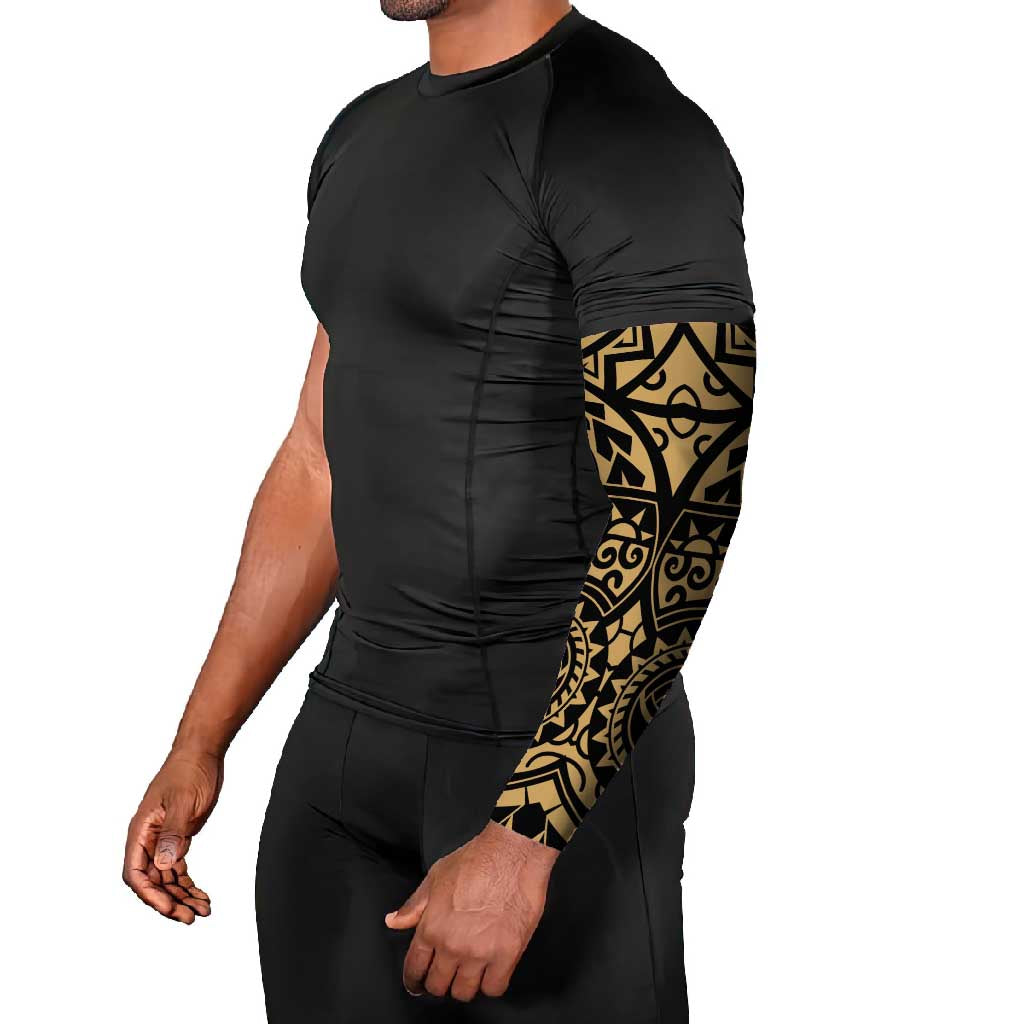 Austral Islands Arm Sleeves Tuhaa Pae Penu Stars Necklace Gold LT14 - Polynesian Pride