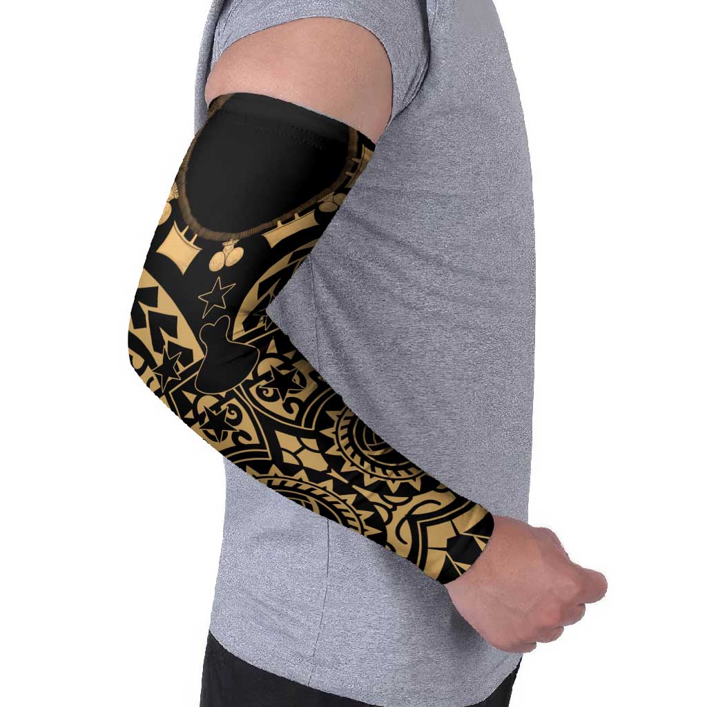 Austral Islands Arm Sleeves Tuhaa Pae Penu Stars Necklace Gold LT14 - Polynesian Pride