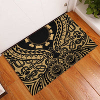 Austral Islands Rubber Doormat Tuhaa Pae Penu Stars Necklace Gold LT14 - Polynesian Pride