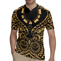 Austral Islands Rugby Jersey Tuhaa Pae Penu Stars Necklace Gold LT14 - Polynesian Pride