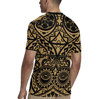 Austral Islands Rugby Jersey Tuhaa Pae Penu Stars Necklace Gold LT14 - Polynesian Pride