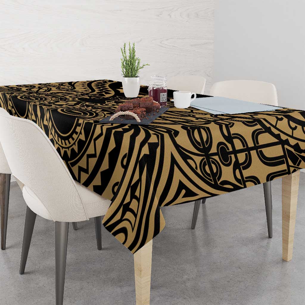 Austral Islands Tablecloth Tuhaa Pae Penu Stars Necklace Gold LT14 - Polynesian Pride