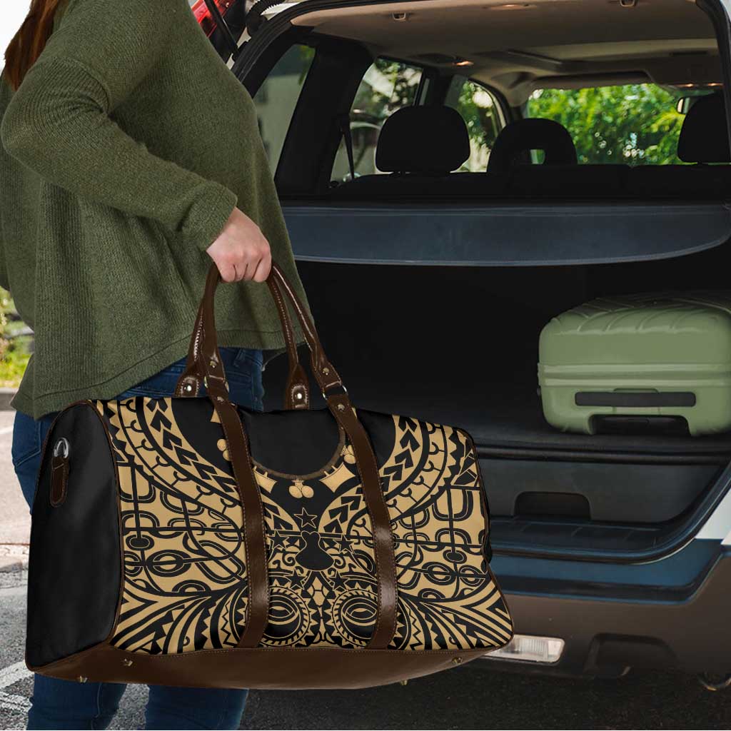 Austral Islands Travel Bag Tuhaa Pae Penu Stars Necklace Gold - Polynesian Pride