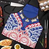Austral Islands Apron Tuhaa Pae Penu Stars Necklace Red LT14 Red - Polynesian Pride