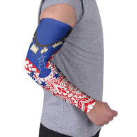 Austral Islands Arm Sleeves Tuhaa Pae Penu Stars Necklace Red - Polynesian Pride