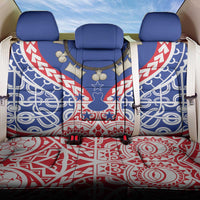 Austral Islands Back Car Seat Cover Tuhaa Pae Penu Stars Necklace Red - Polynesian Pride