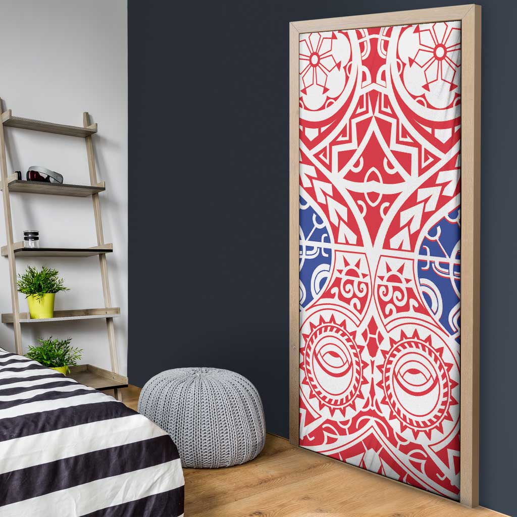 Austral Islands Door Cover Tuhaa Pae Penu Stars Necklace Red - Polynesian Pride