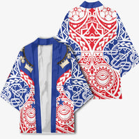 Austral Islands Kimono Tuhaa Pae Penu Stars Necklace Red - Polynesian Pride