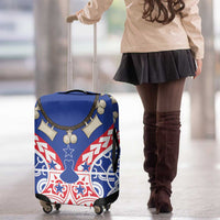 Austral Islands Luggage Cover Tuhaa Pae Penu Stars Necklace Red - Polynesian Pride