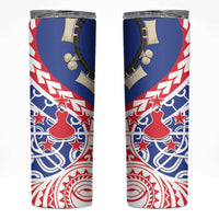 Austral Islands Skinny Tumbler Tuhaa Pae Penu Stars Necklace Red - Polynesian Pride