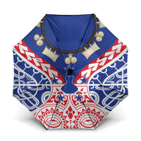 Austral Islands Umbrella Tuhaa Pae Penu Stars Necklace Red - Polynesian Pride