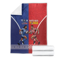 Toa Samoa Mate Ma'a Tonga Rugby Together Blanket LT14 - Polynesian Pride