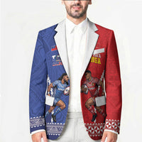 Toa Samoa Mate Ma'a Tonga Rugby Together Custom Blazer LT14 - Polynesian Pride
