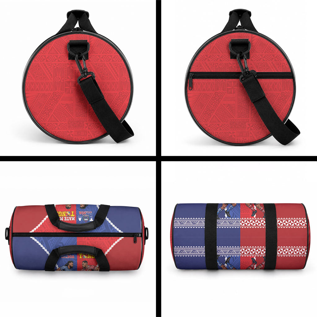 Toa Samoa Mate Ma'a Tonga Rugby Together Duffle Bag LT14 - Polynesian Pride