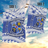 Personalised Samoa St Josephs College Garden Flag Marist Brothers Samoan Pattern LT14 - Polynesian Pride
