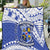 Personalised Samoa St Josephs College Quilt Marist Brothers Samoan Pattern LT14 Blue - Polynesian Pride