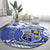 Personalised Samoa St Josephs College Round Carpet Marist Brothers Samoan Pattern LT14 - Polynesian Pride