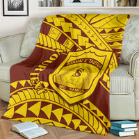 Personalised Samoa College Blanket Samoan Pattern LT14 - Polynesian Pride