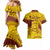 Personalised Samoa College Couples Matching Mermaid Dress and Hawaiian Shirt Samoan Pattern LT14 - Polynesian Pride