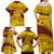 Personalised Samoa College Family Matching Off Shoulder Maxi Dress and Hawaiian Shirt Samoan Pattern LT14 - Polynesian Pride