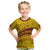 Personalised Samoa College Kid T Shirt Samoan Pattern LT14 Gold - Polynesian Pride