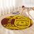 Personalised Samoa College Round Carpet Samoan Pattern LT14 - Polynesian Pride