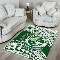 Personalised Samoa Faleata College Area Rug Samoan Pattern LT14 - Polynesian Pride