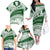 Personalised Samoa Faleata College Family Matching Off Shoulder Long Sleeve Dress and Hawaiian Shirt Samoan Pattern LT14 - Polynesian Pride