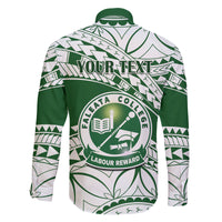 Personalised Samoa Faleata College Family Matching Puletasi Dress and Hawaiian Shirt Samoan Pattern LT14 - Polynesian Pride