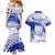 Personalised Samoa Safata College Couples Matching Mermaid Dress and Hawaiian Shirt Samoan Pattern LT14 - Polynesian Pride