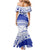 Personalised Samoa Safata College Family Matching Mermaid Dress and Hawaiian Shirt Samoan Pattern LT14 - Polynesian Pride