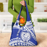 Personalised Samoa Safata College Grocery Bag Samoan Pattern LT14 - Polynesian Pride
