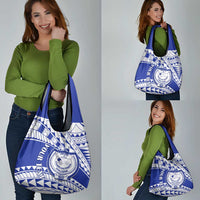 Personalised Samoa Safata College Grocery Bag Samoan Pattern LT14 - Polynesian Pride
