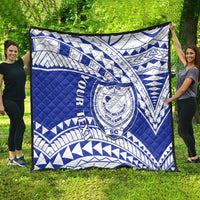 Personalised Samoa Safata College Quilt Samoan Pattern LT14 - Polynesian Pride