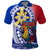 Personalised Philippines Polo Shirt Filipino Sarimanok With Polynesian Tattoo LT14 Blue - Polynesian Pride