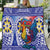 Philippines Quilt Filipino Sarimanok With Polynesian Tattoo LT14 Blue - Polynesian Pride