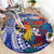 Philippines Round Carpet Filipino Sarimanok With Polynesian Tattoo LT14 - Polynesian Pride