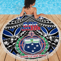 Samoa 685 Beach Blanket Samoan Coat Of Arms Simple Style LT14 - Polynesian Pride