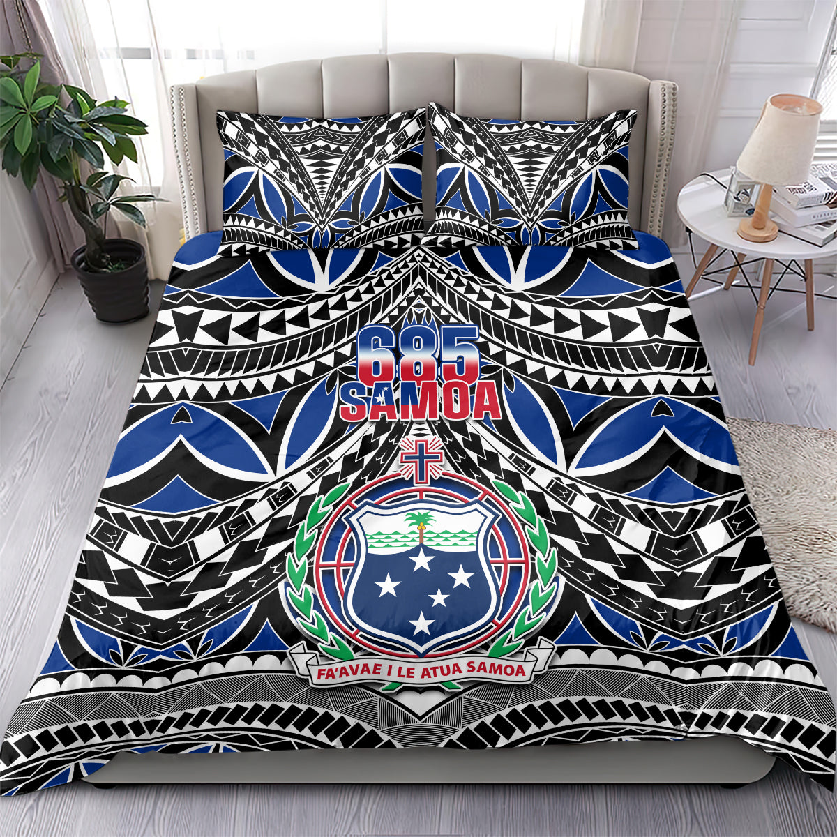 Samoa 685 Bedding Set Samoan Coat Of Arms Simple Style LT14 - Polynesian Pride
