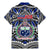 Samoa 685 Family Matching Mermaid Dress and Hawaiian Shirt Samoan Coat Of Arms Simple Style LT14 - Polynesian Pride