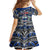 Samoa 685 Family Matching Off Shoulder Short Dress and Hawaiian Shirt Samoan Coat Of Arms Simple Style LT14 - Polynesian Pride