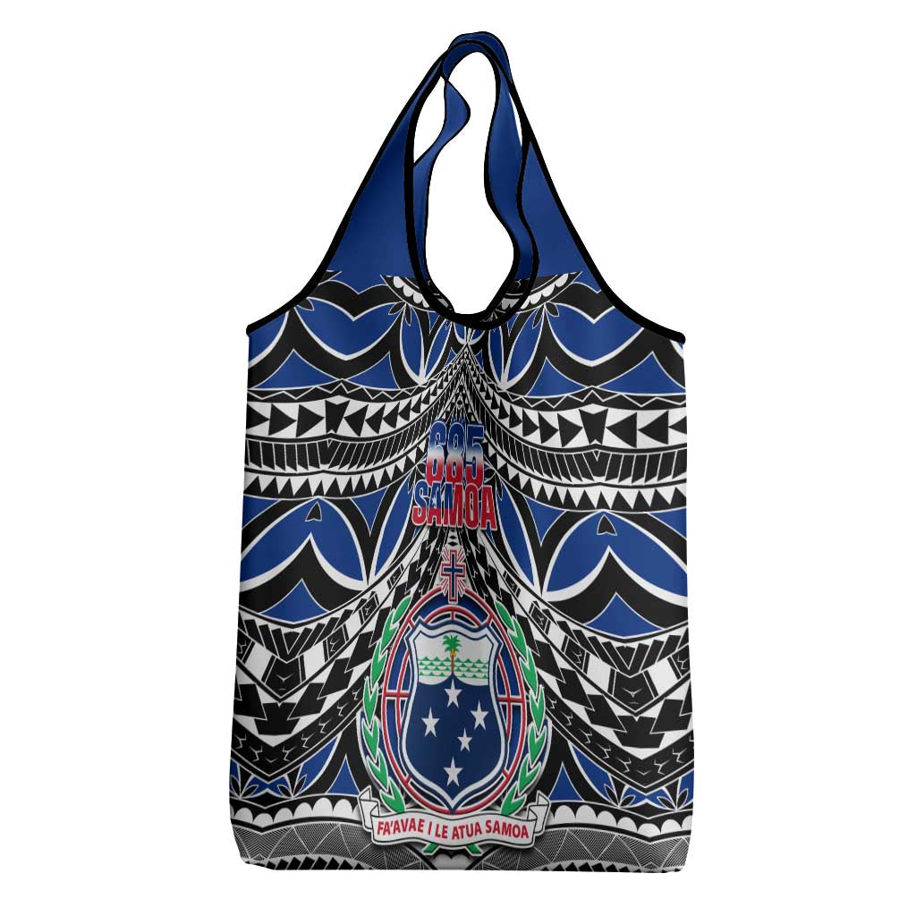 Samoa 685 Grocery Bag Samoan Coat Of Arms Simple Style LT14 - Polynesian Pride