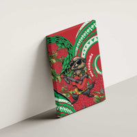 Mele Kalikimaka Hawaii Canvas Wall Art Mongoose Santa With Ohia Lehua LT14 - Polynesian Pride