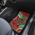 Mele Kalikimaka Hawaii Car Mats Mongoose Santa With Ohia Lehua