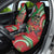 Mele Kalikimaka Hawaii Car Seat Cover Mongoose Santa With Ohia Lehua