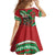 Mele Kalikimaka Hawaii Family Matching Off Shoulder Maxi Dress and Hawaiian Shirt Mongoose Santa With Ohia Lehua