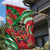 Mele Kalikimaka Hawaii Garden Flag Mongoose Santa With Ohia Lehua