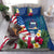 United States And Samoa Bedding Set USA Flag Eagle Mix Samoan Coat Of Arms LT14 - Polynesian Pride